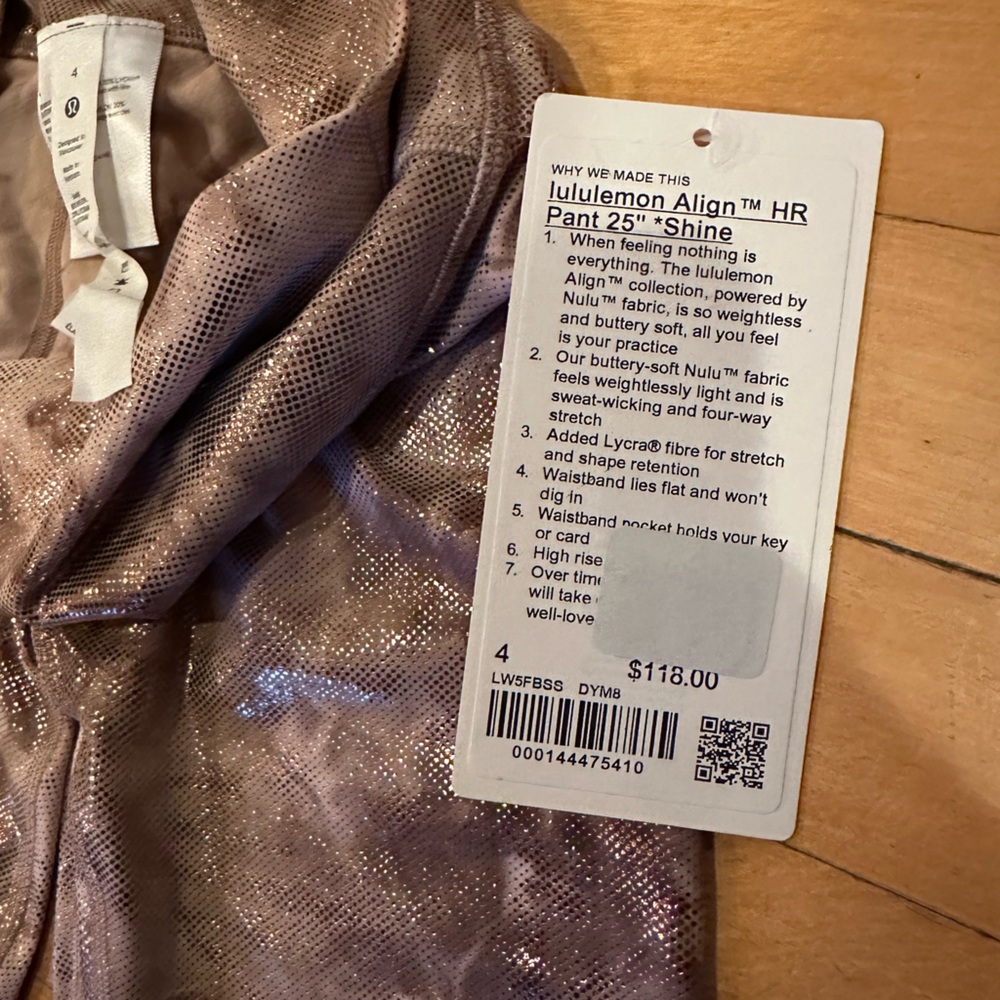 Lululemon Athletica Align Shine Leggings - Picture 6 of 6